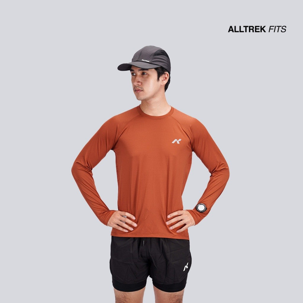 ALLTREK Baselayer RHEOS Longsleeve Jersey Ultra Light Clockhole Baju Olahraga Quick Dry Pria Wanita