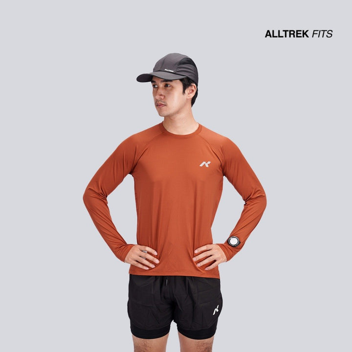 ALLTREK Baselayer RHEOS Longsleeve Jersey Ultra Light Clockhole Baju Olahraga Quick Dry Pria Wanita