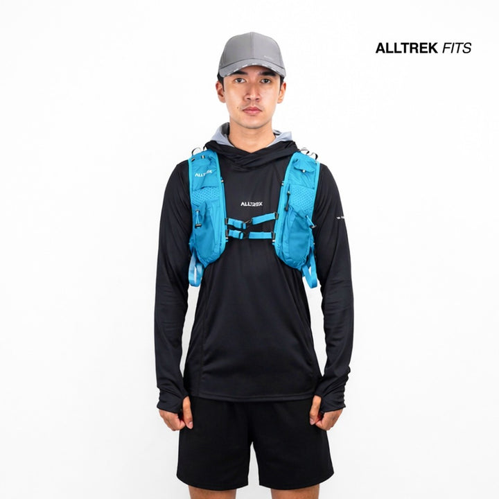 ALLTREK Baselayer Hoodie DORRE Quick Dry Atasan Olahraga Outdoor Trail Run Hiking Camping
