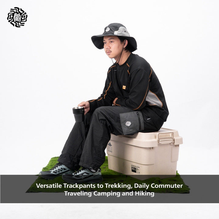 ALLTREK Celana Trackpants Parasut Cargo FORGE Celana Panjang Crinkle Urban Outdoor