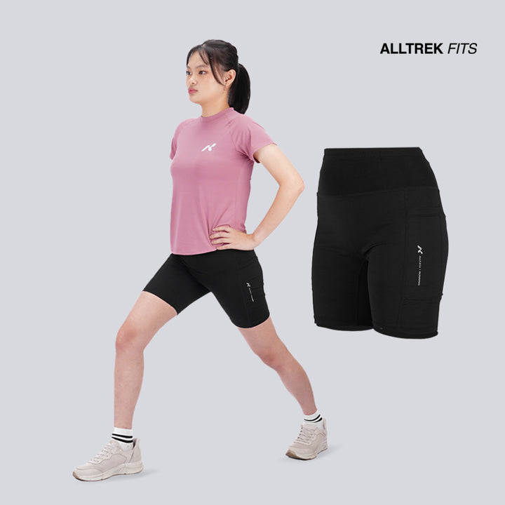 ALLTREK Compression Pants NORTH Women Short Celana Pendek Olahraga Wanita