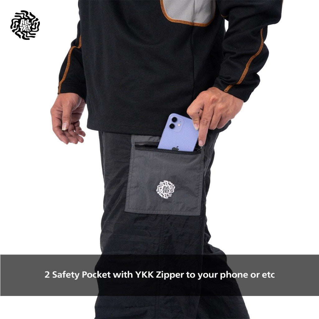 ALLTREK Celana Trackpants Parasut Cargo FORGE Celana Panjang Crinkle Urban Outdoor
