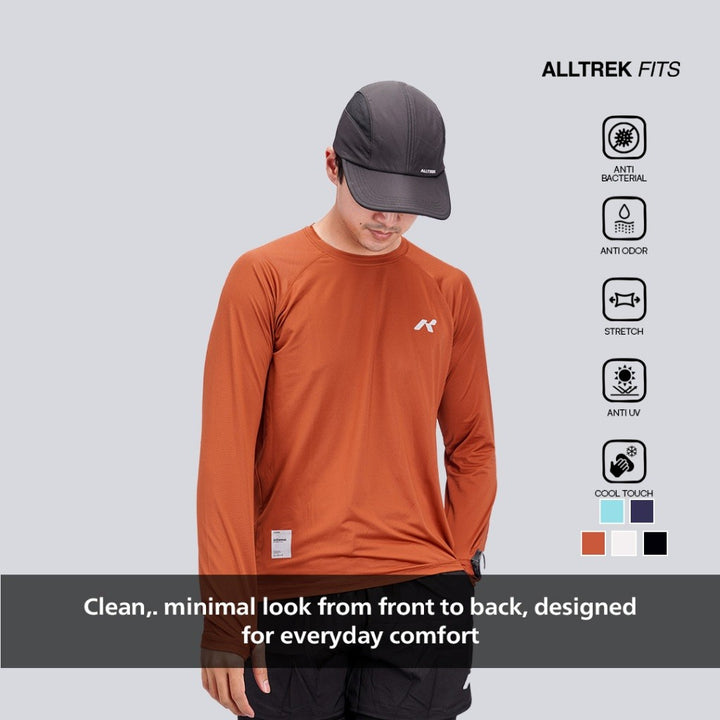 ALLTREK Baselayer RHEOS Longsleeve Jersey Ultra Light Clockhole Baju Olahraga Quick Dry Pria Wanita
