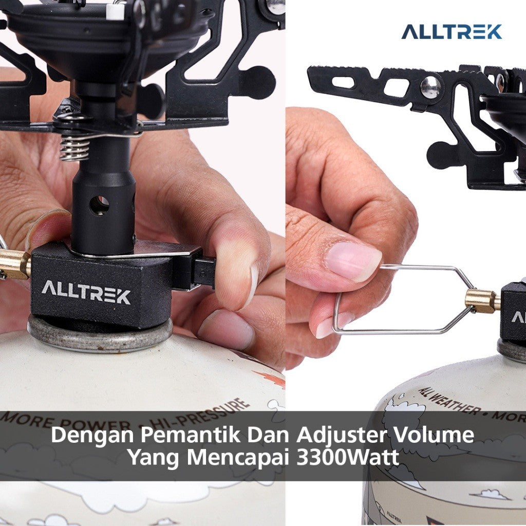 ALLTREK Kompor Portable Lipat Mini 3300 Watt Ultralight Folding Stove