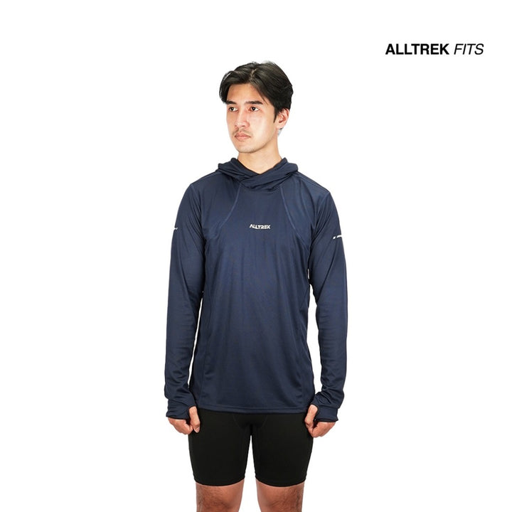 ALLTREK Baselayer Hoodie DORRE Quick Dry Atasan Olahraga Outdoor Trail Run Hiking Camping