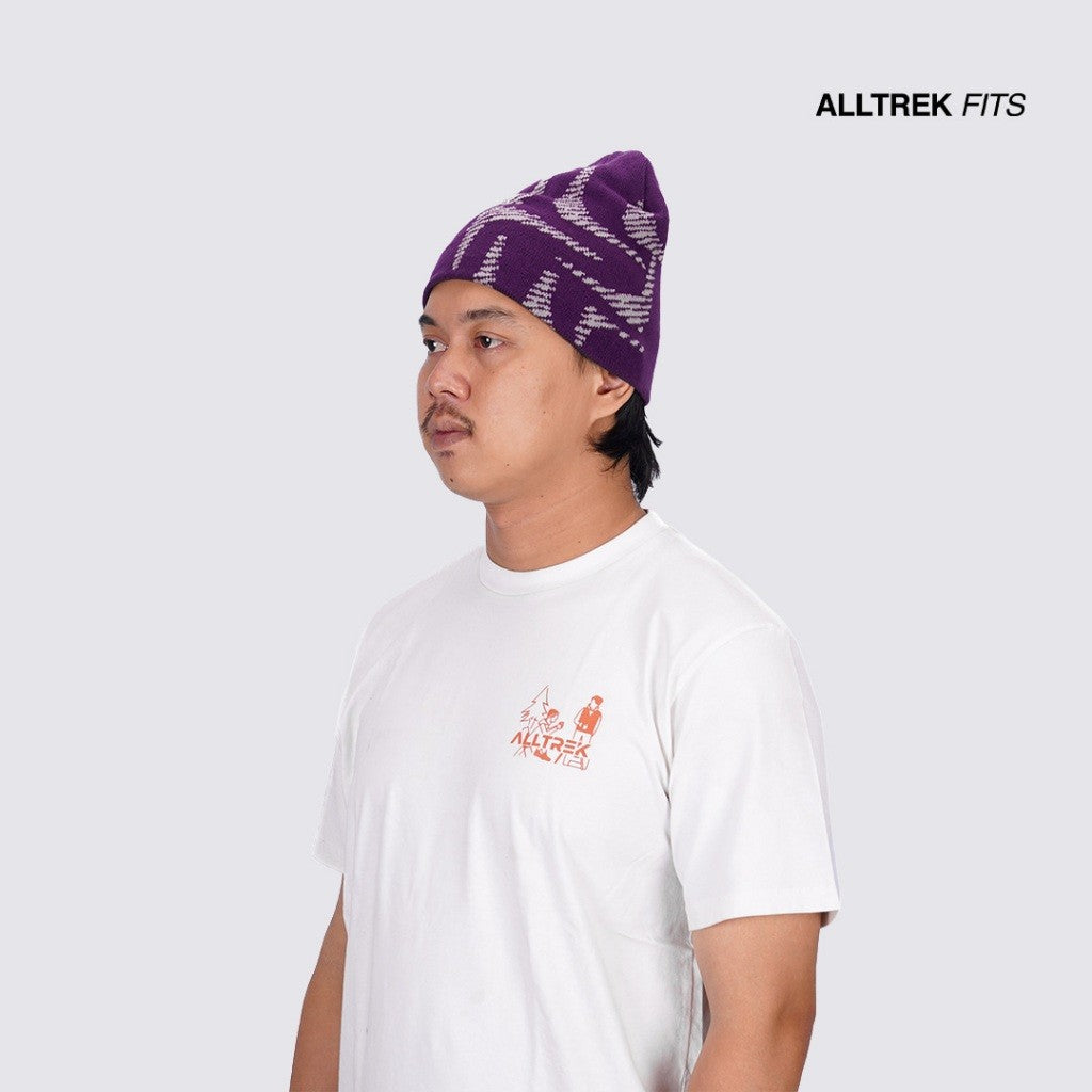 ALLTREK Beanie Hat VORKA Pattern Topi Kupluk Rajut Pria Wanita Camping Hiking Daily Wear