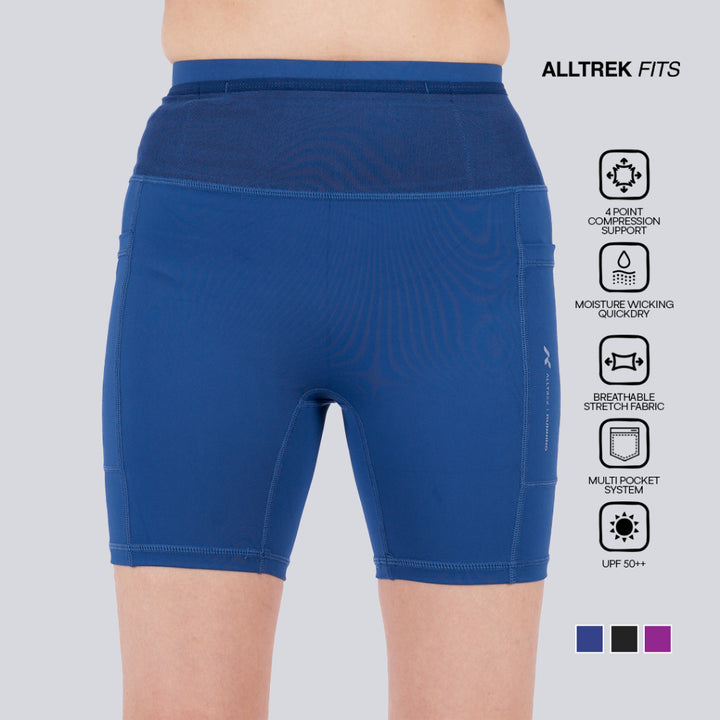 ALLTREK Compression Pants NORTH Women Short Celana Pendek Olahraga Wanita