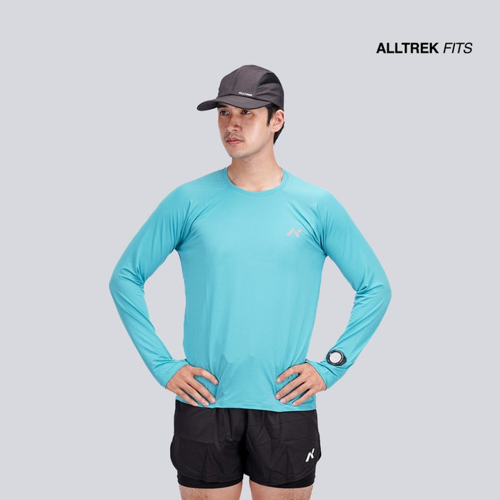 ALLTREK Baselayer RHEOS Longsleeve Jersey Ultra Light Clockhole Baju Olahraga Quick Dry Pria Wanita