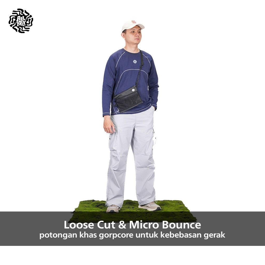ALLTREK Celana Cargo Loose Fit ZONIX Celana Panjang Urban Outdoor
