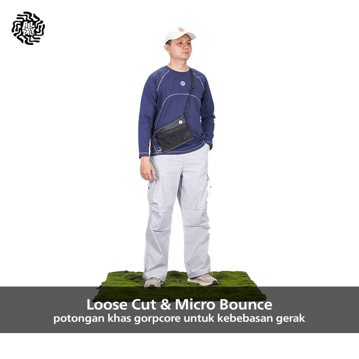 ALLTREK Celana Cargo Loose Fit ZONIX Celana Panjang Urban Outdoor