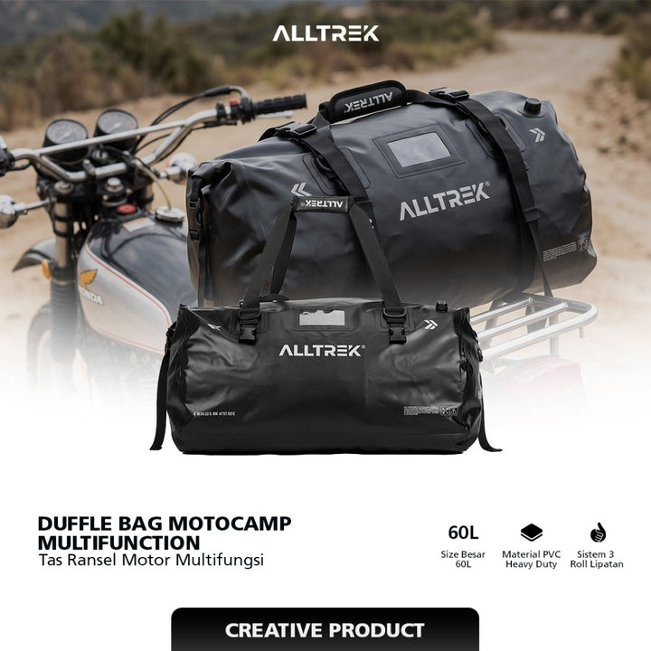 ALLTREK Dufflebag Motocamp 66L Tas Touring Motor Waterproof
