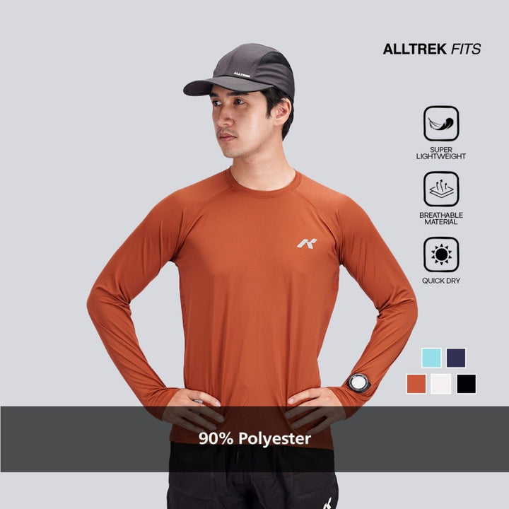 ALLTREK Baselayer RHEOS Longsleeve Jersey Ultra Light Clockhole Baju Olahraga Quick Dry Pria Wanita
