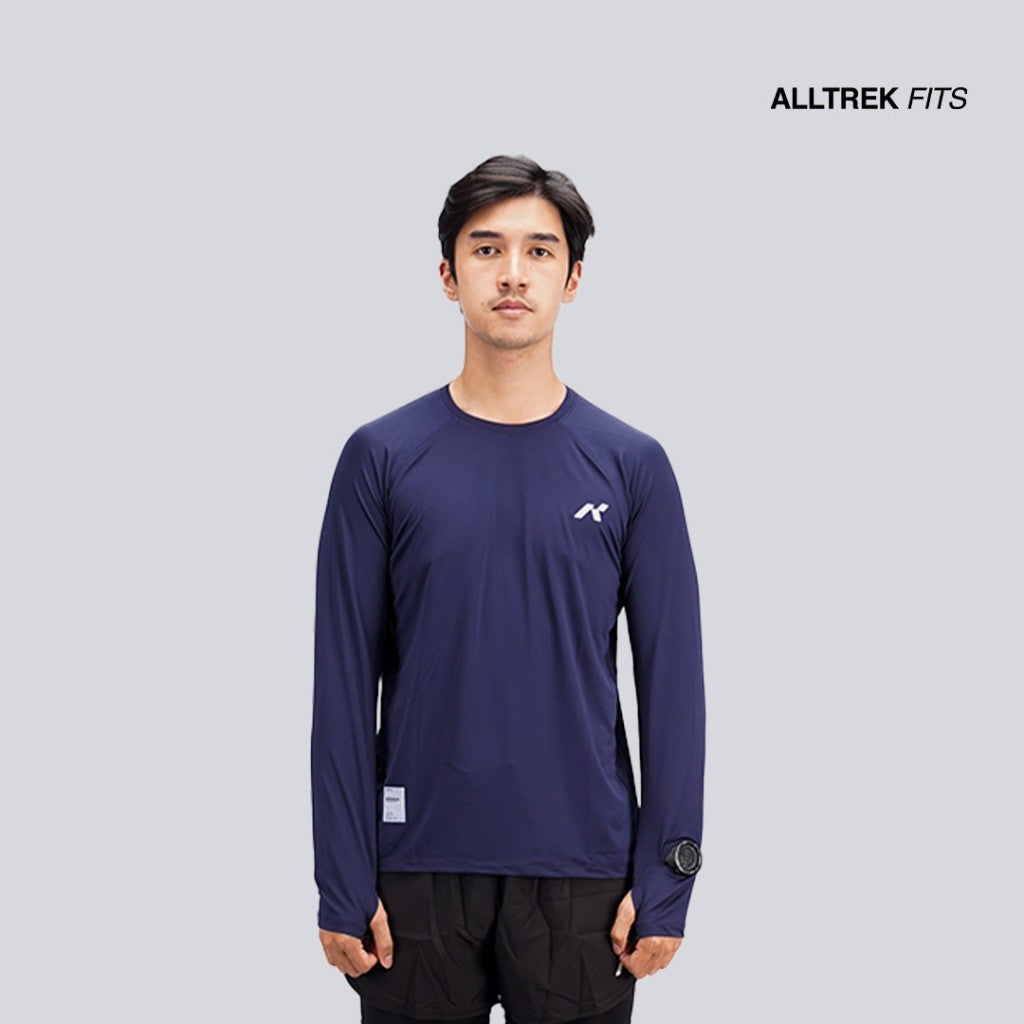 ALLTREK Baselayer RHEOS Longsleeve Jersey Ultra Light Clockhole Baju Olahraga Quick Dry Pria Wanita