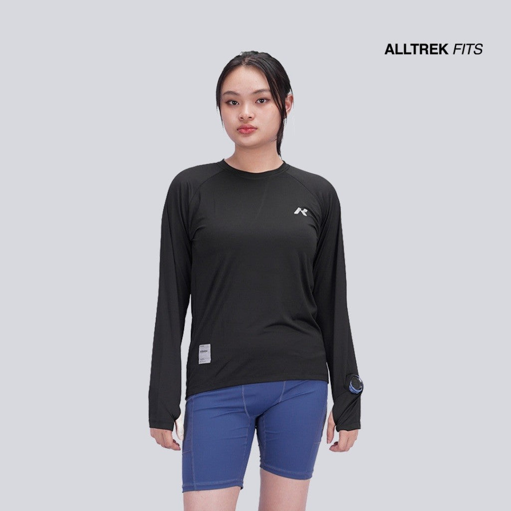 ALLTREK Baselayer RHEOS Women Longsleeve Jersey Ultra Light Clockhole Baju Olahraga Quick Dry Wanita