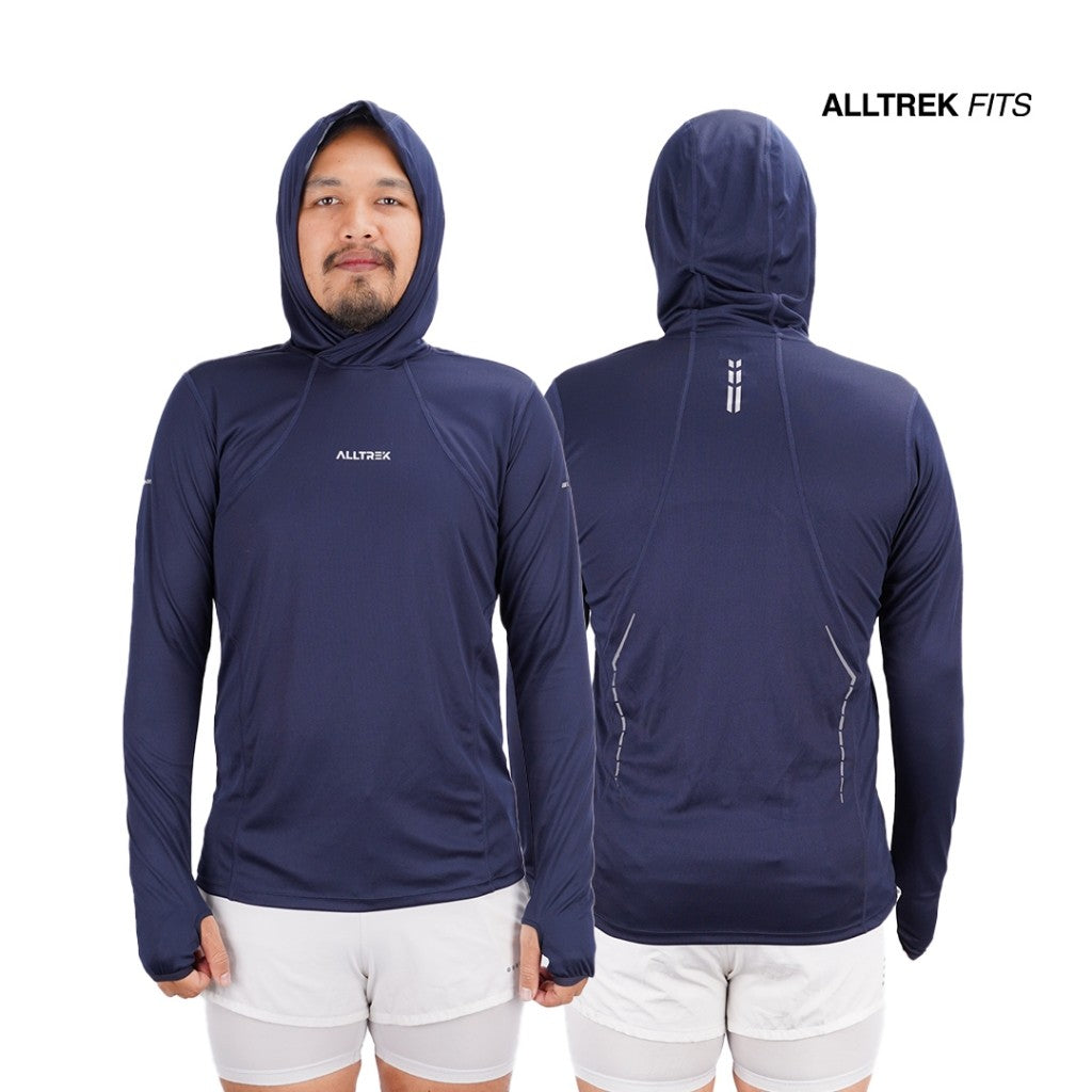 ALLTREK Baselayer Hoodie DORRE Quick Dry Atasan Olahraga Outdoor Trail Run Hiking Camping
