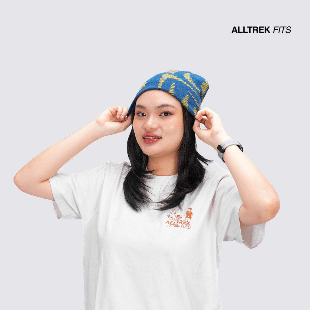 ALLTREK Beanie Hat VORKA Pattern Topi Kupluk Rajut Pria Wanita Camping Hiking Daily Wear