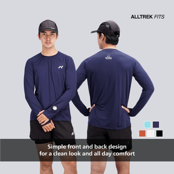 ALLTREK Baselayer RHEOS Longsleeve Jersey Ultra Light Clockhole Baju Olahraga Quick Dry Pria Wanita