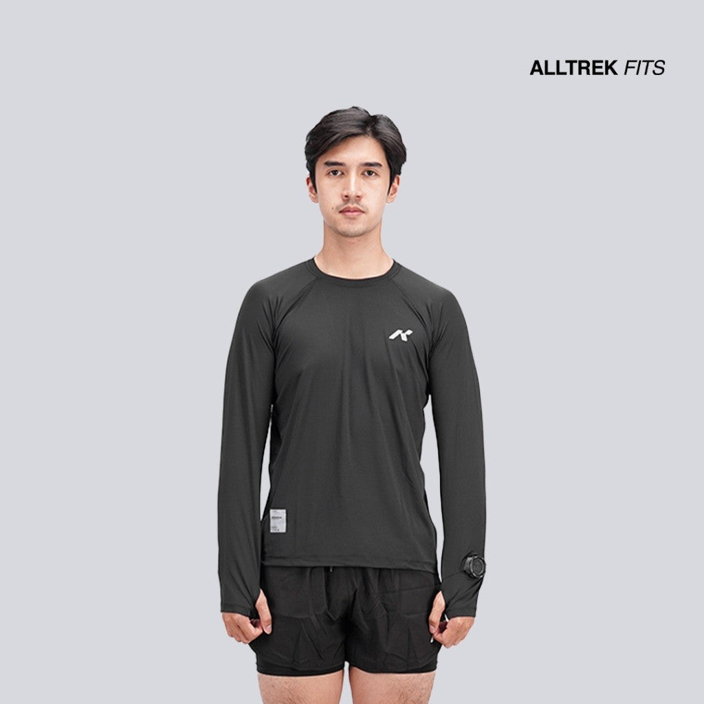 ALLTREK Baselayer RHEOS Longsleeve Jersey Ultra Light Clockhole Baju Olahraga Quick Dry Pria Wanita