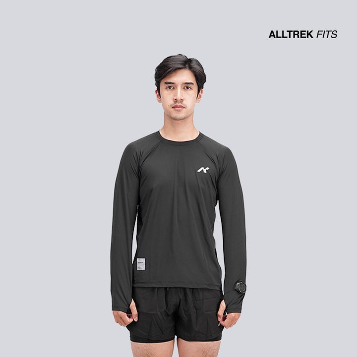 ALLTREK Baselayer RHEOS Longsleeve Jersey Ultra Light Clockhole Baju Olahraga Quick Dry Pria Wanita