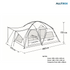 ALLTREK Tenda Camping HILGERS Tactical Tenda Camping Keluarga Double Layer