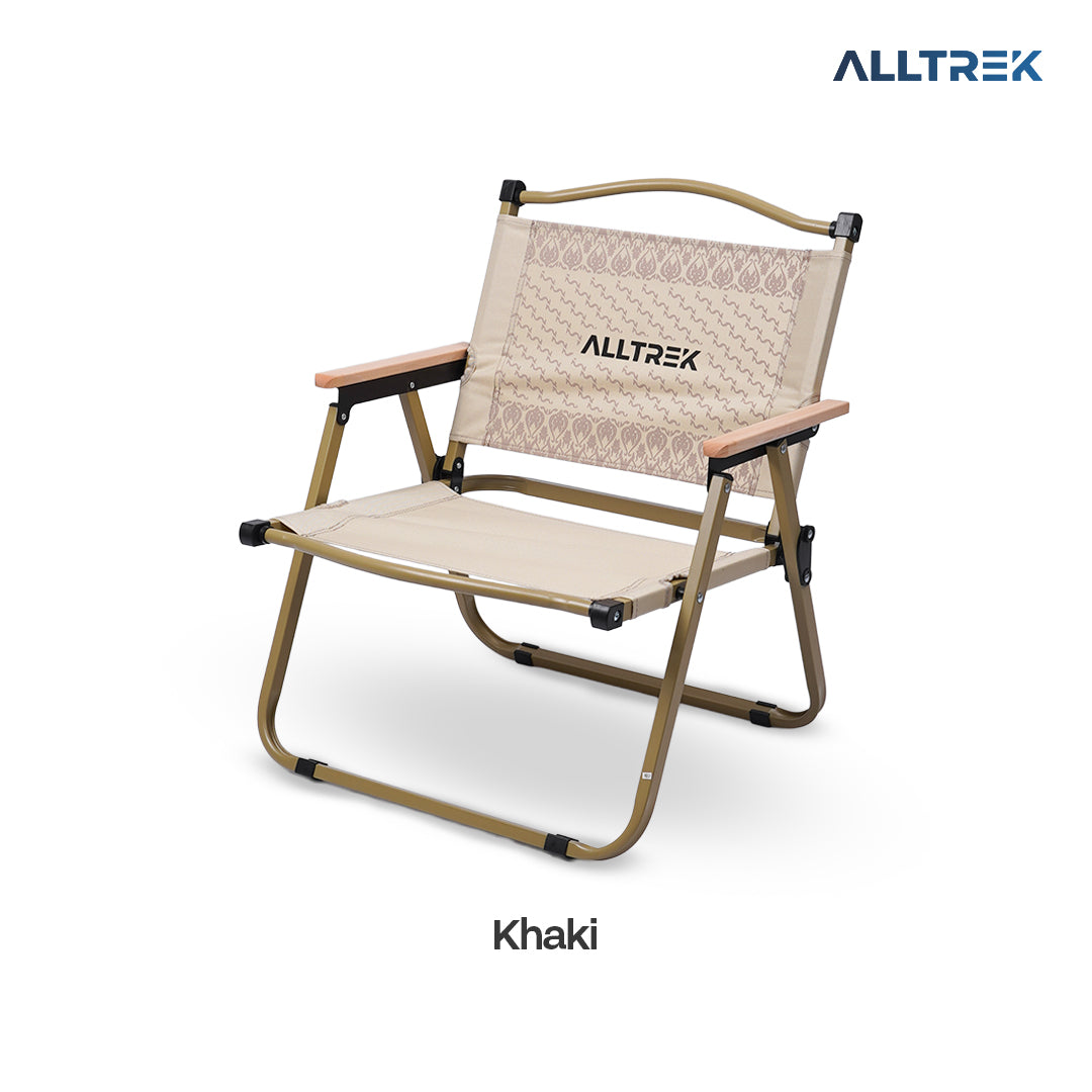 ALLTREK Kursi Lipat Kermit Folding Chair Hand Rest