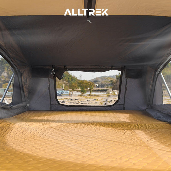 ALLTREK เต็นท์หลังคา Hard Shell NATURENEST ชั้นวางหลังคา 4-6 คน