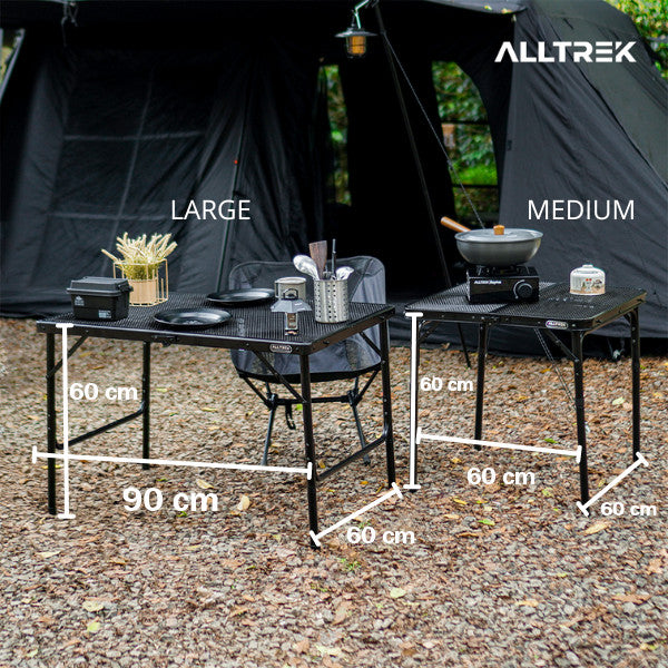 ALLTREK Meja Lipat NOMADEN Folding Table Iron Mesh