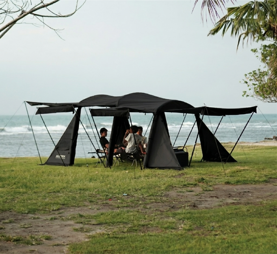 ALLTREK Tenda Camping ECLIPTA AIR BLACK Inflatable Air Tent Tunnel