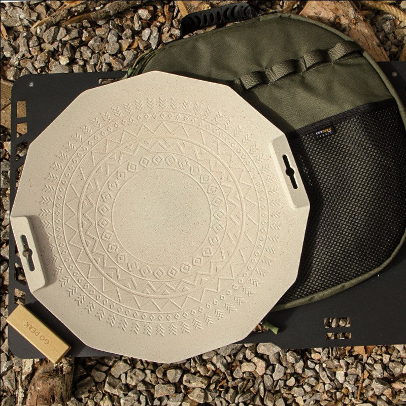 ALLTREK กระทะ STAR Polygonal Medical Stone เคลือบสารกันติด