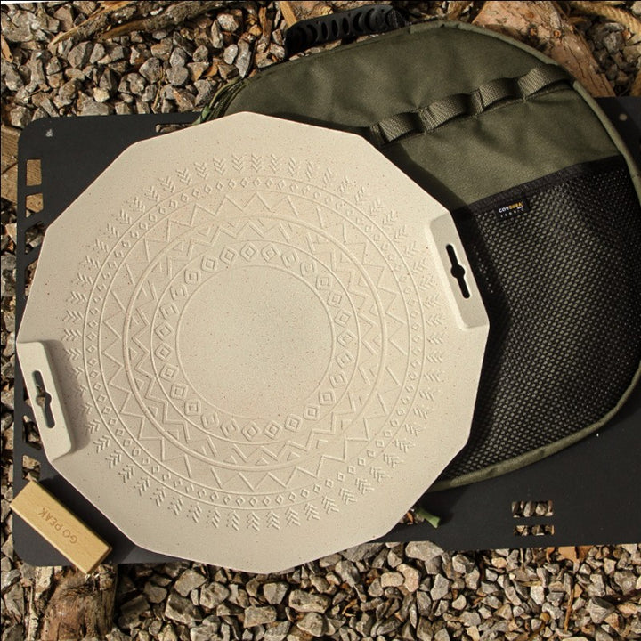 ALLTREK กระทะ STAR Polygonal Medical Stone เคลือบสารกันติด