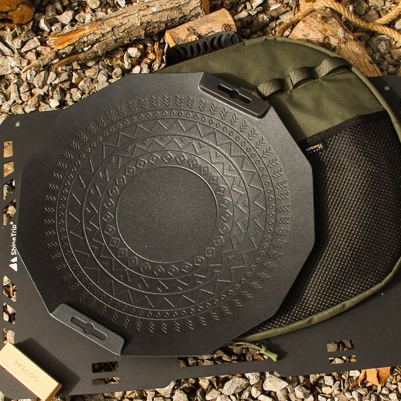 ALLTREK กระทะ STAR Polygonal Medical Stone เคลือบสารกันติด