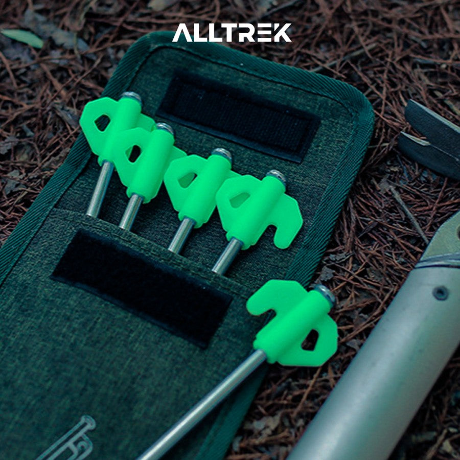 หมุดเต็นท์ตั้งแคมป์ ALLTREK ECLIPSO Ground Nail Glow In The Dark