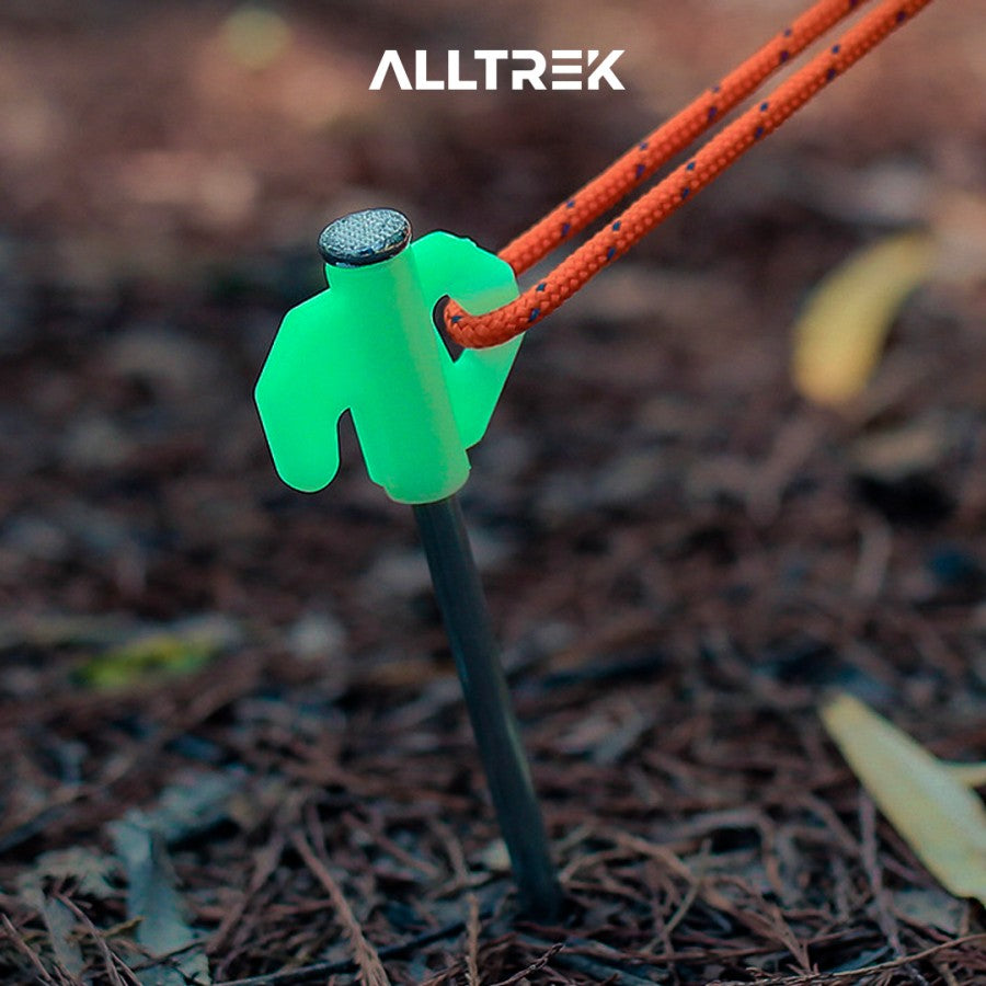 หมุดเต็นท์ตั้งแคมป์ ALLTREK ECLIPSO Ground Nail Glow In The Dark