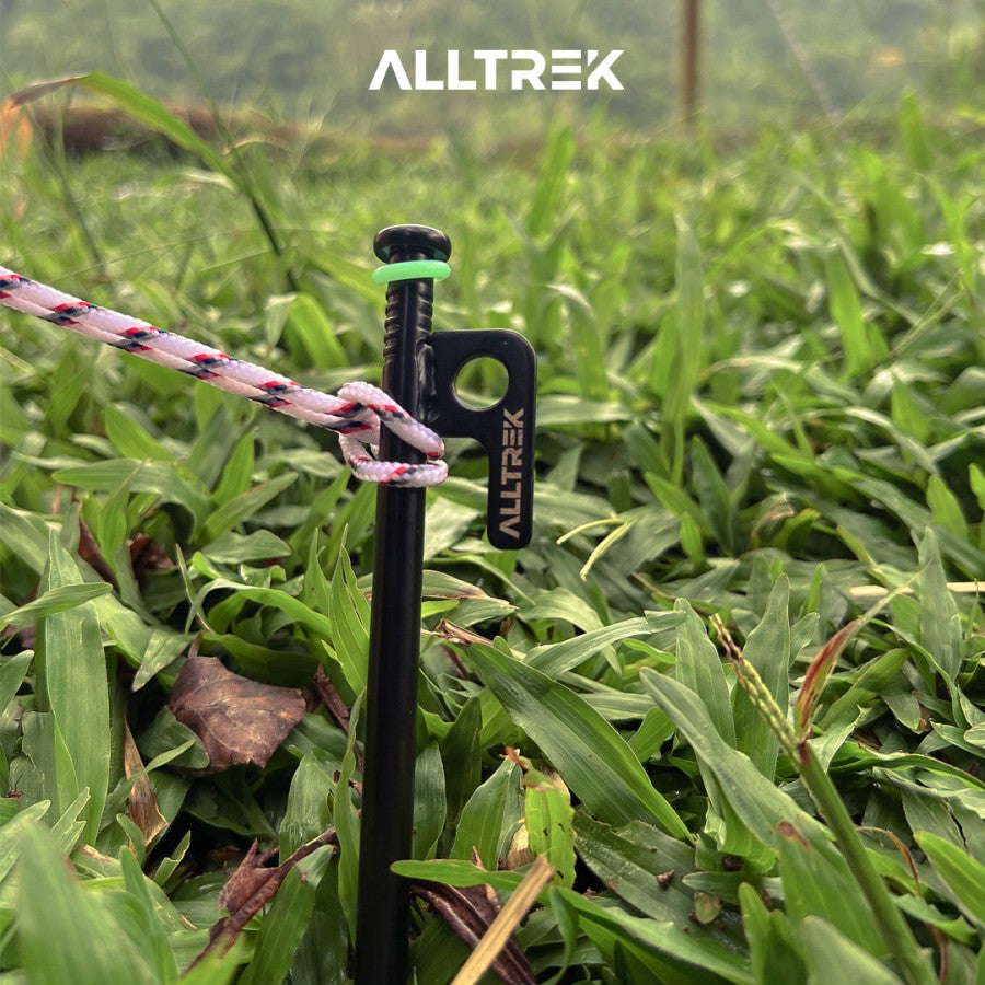 ALLTREK หมุดเต็นท์สำหรับตั้งแคมป์ IRON Ground Nail เรืองแสงในที่มืด