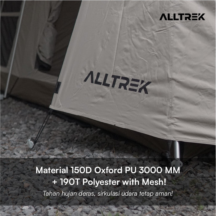 ALLTREK Tenda Otomatis PEAK VILLA Camping Glamping Luxury Double Layer