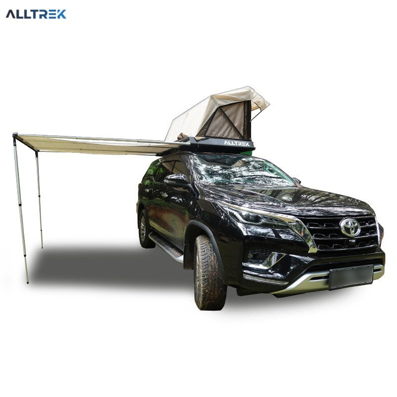 ALLTREK เต็นท์หลังคา เต็นท์อเนกประสงค์กลางแจ้ง + แร็คหลังคากันสาดรถยนต์