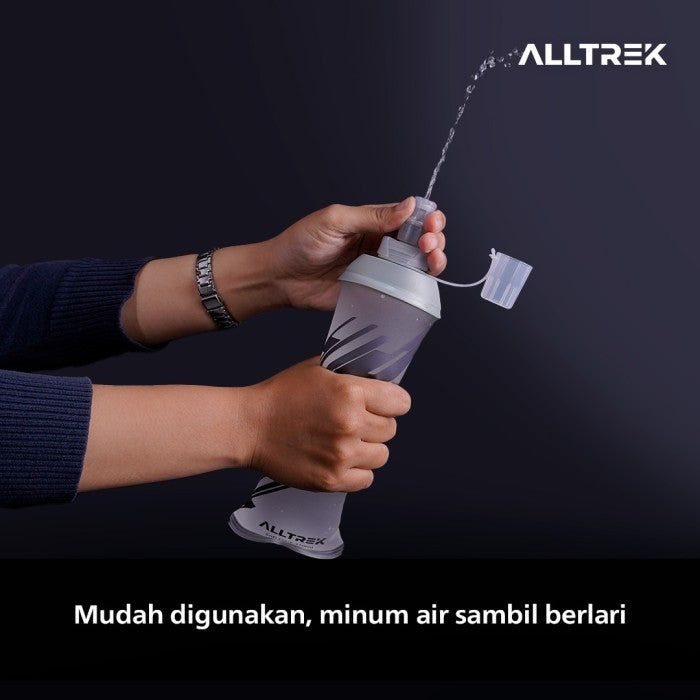 ALLTREK Foldable Soft Flask Botol Air Minum Lipat Sport Water Bottle BPA Free