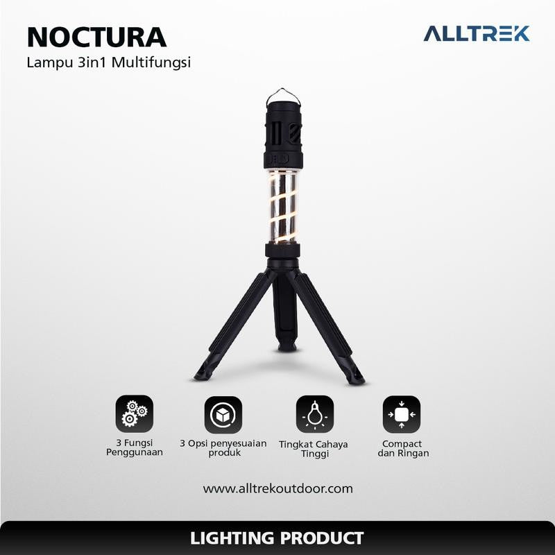ALLTREK Noctura Lampu Camping 3in1 Multifungsi