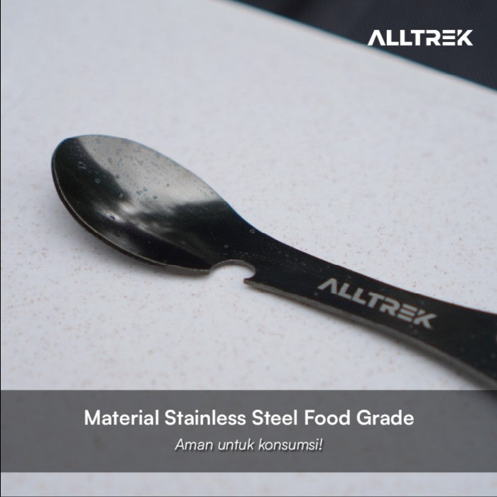 ALLTREK ช้อนส้อมอเนกประสงค์ 5 in 1 สำหรับการตั้งแคมป์