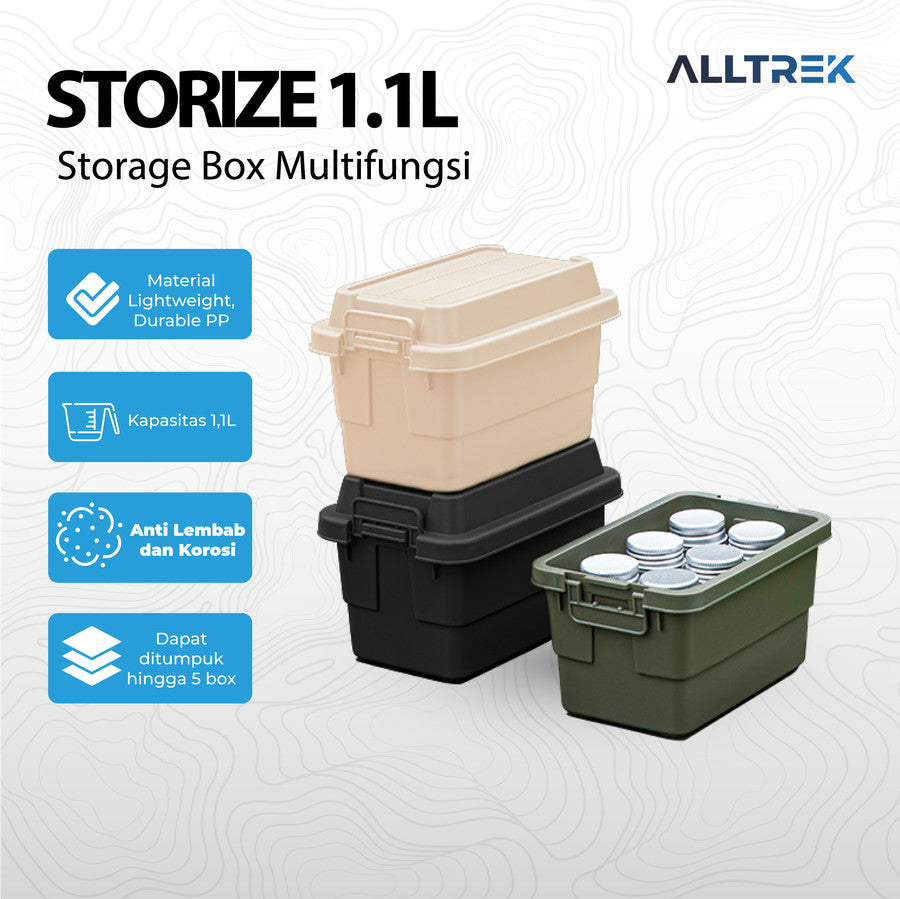ALLTREK กล่องเก็บของอเนกประสงค์ STORIZE MINI 1.1 ลิตร