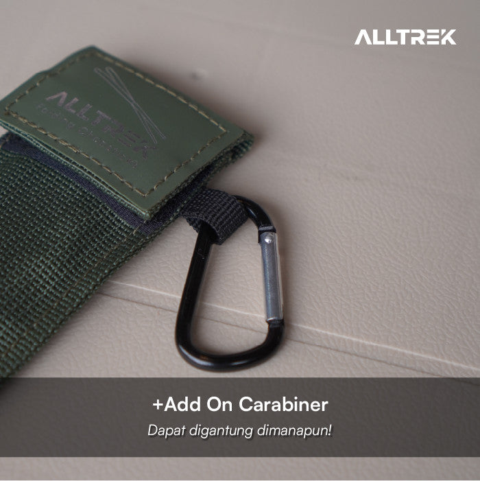 ALLTREK ตะเกียบไม้แบบพกพาพับได้ตะเกียบอาหารเย็น