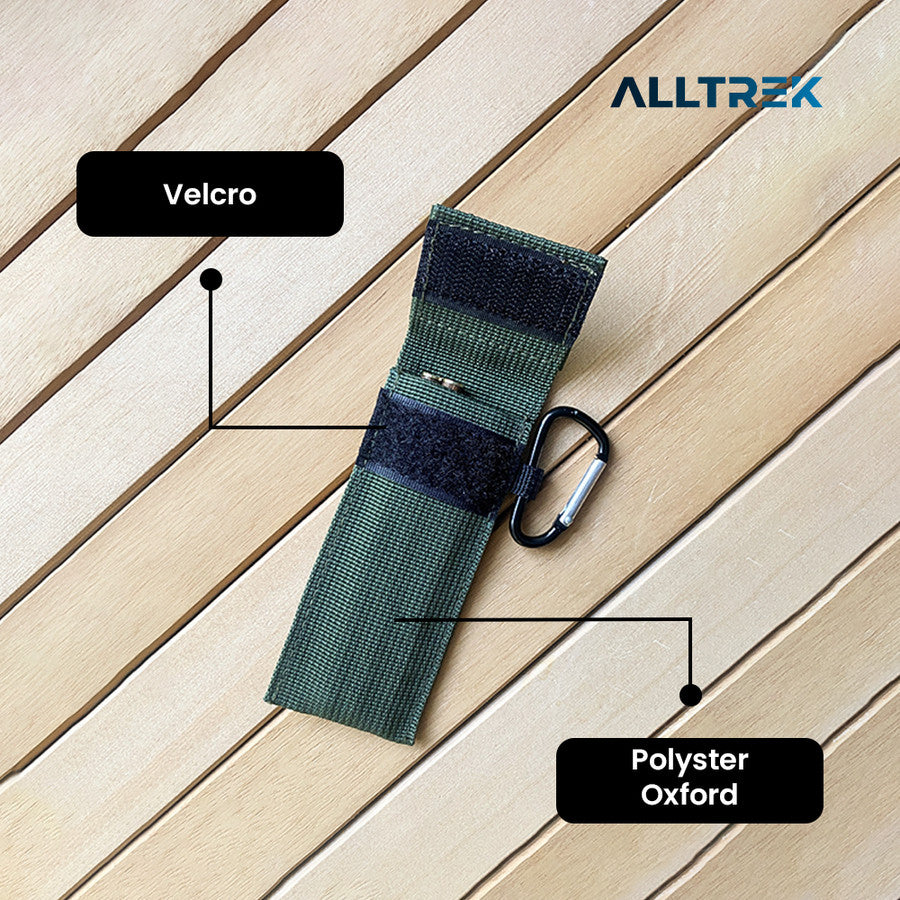 ALLTREK ตะเกียบไม้แบบพกพาพับได้ตะเกียบอาหารเย็น