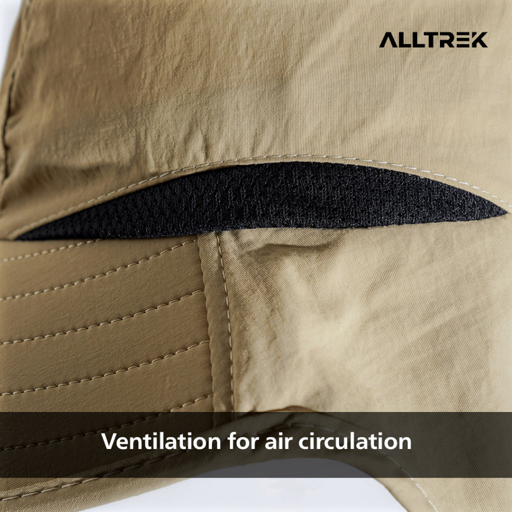 ALLTREK หมวกกลางแจ้งมัลติฟังก์ชั่น MEIRO หมวกเดินป่าคอป้องกันรังสียูวี
