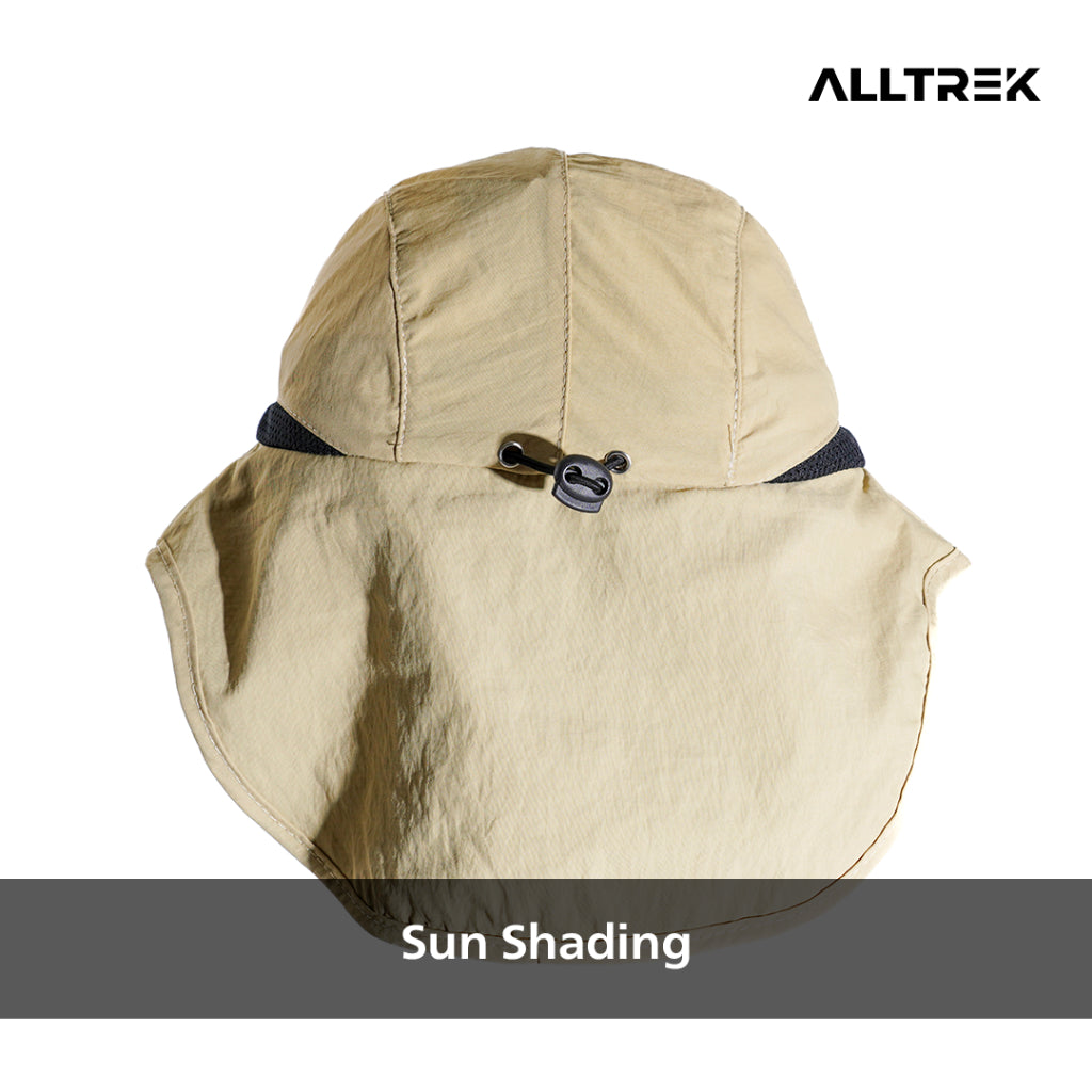 ALLTREK หมวกกลางแจ้งมัลติฟังก์ชั่น MEIRO หมวกเดินป่าคอป้องกันรังสียูวี