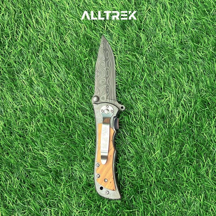 มีดพับ ALLTREK Camping TRIBAL มีดพับ Survival