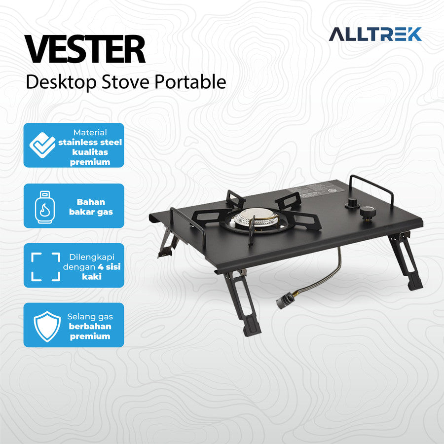 ALLTREK เตาแคมปิ้ง VESTER เตาตั้งโต๊ะแบบพกพา 