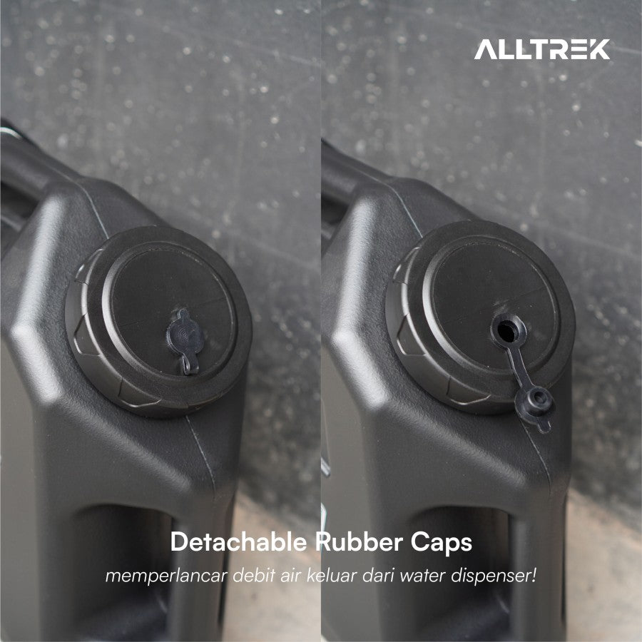 ALLTREK Water Gallon 12L WATERA BLACK อัพเกรดถังเก็บน้ำความจุขนาดใหญ่