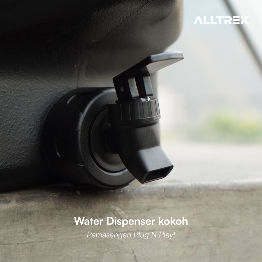 ALLTREK Water Gallon 12L WATERA BLACK อัพเกรดถังเก็บน้ำความจุขนาดใหญ่