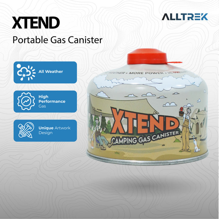 ALLTREK ถังแก๊สแบบพกพา XTEND Ultralight Gas